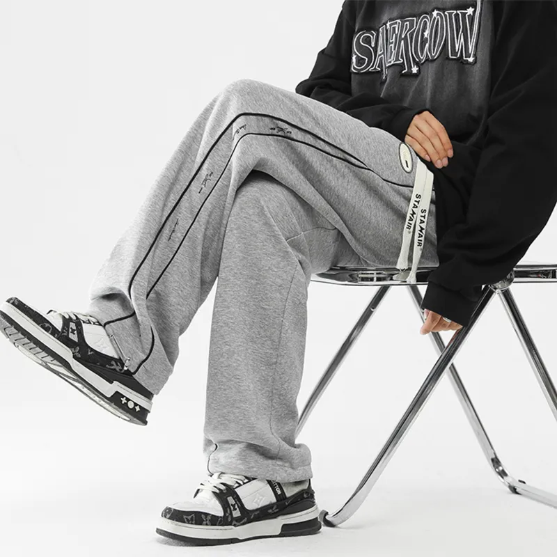 ZWWWZ Knitted Sweatpants Unisex-5