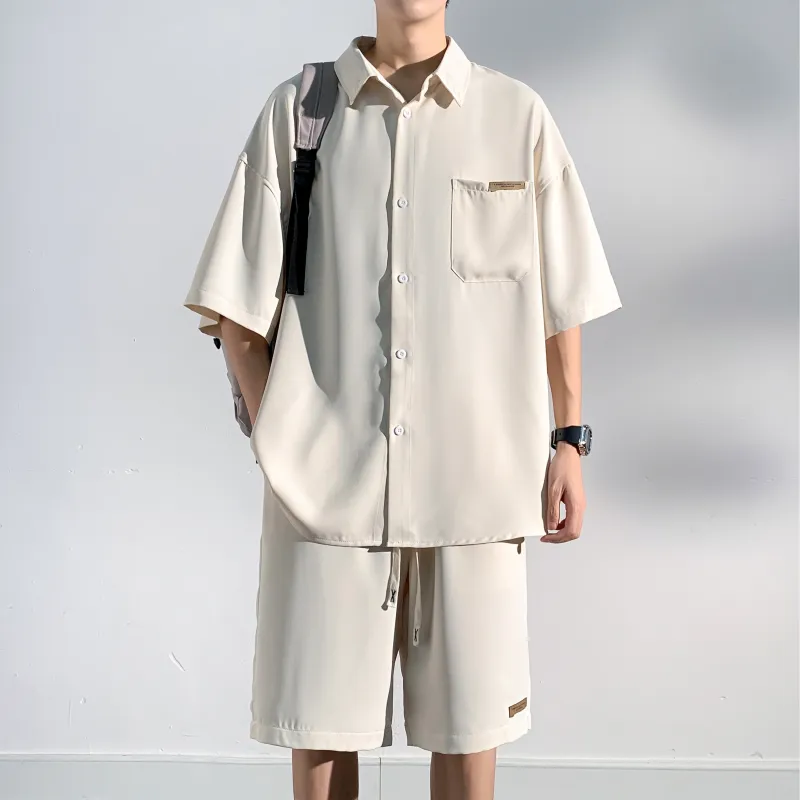 ZWWWZ Shirt Matching Set Unisex-18