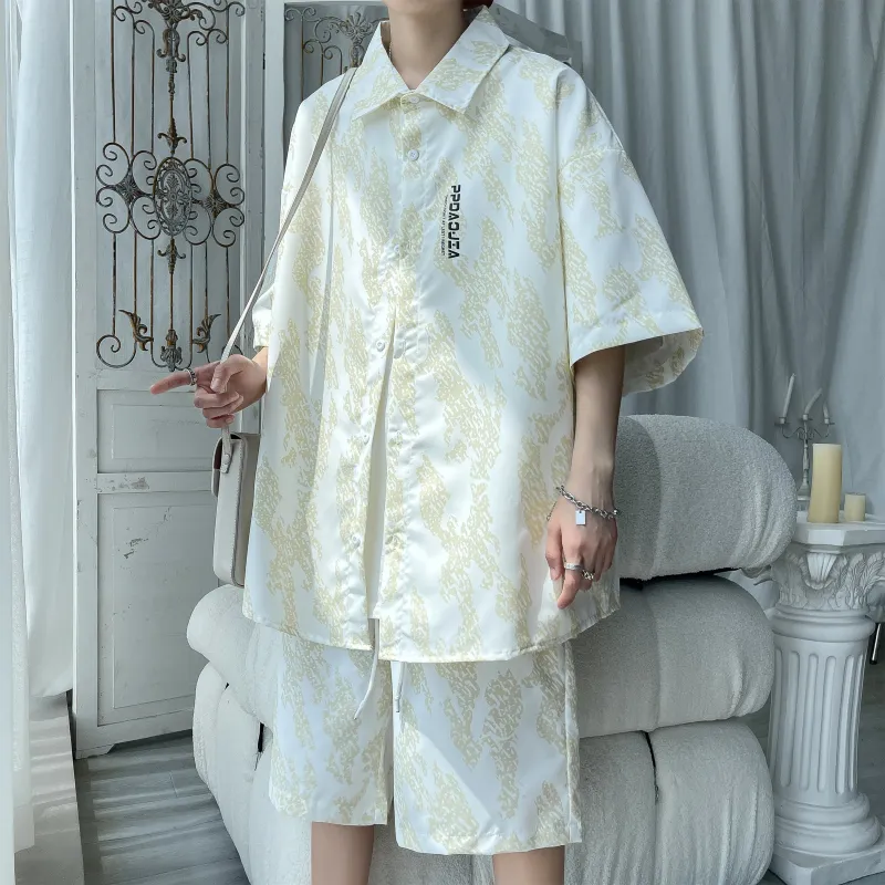 ZWWWZ Shirt Matching Set Unisex-3