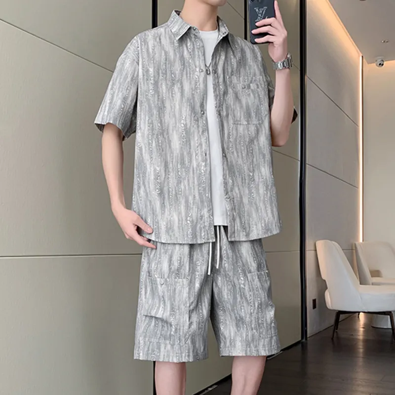 ZWWWZ Shirt Matching Set Unisex-7