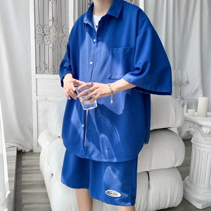 ZWWWZ Shirt Matching Set Unisex-1