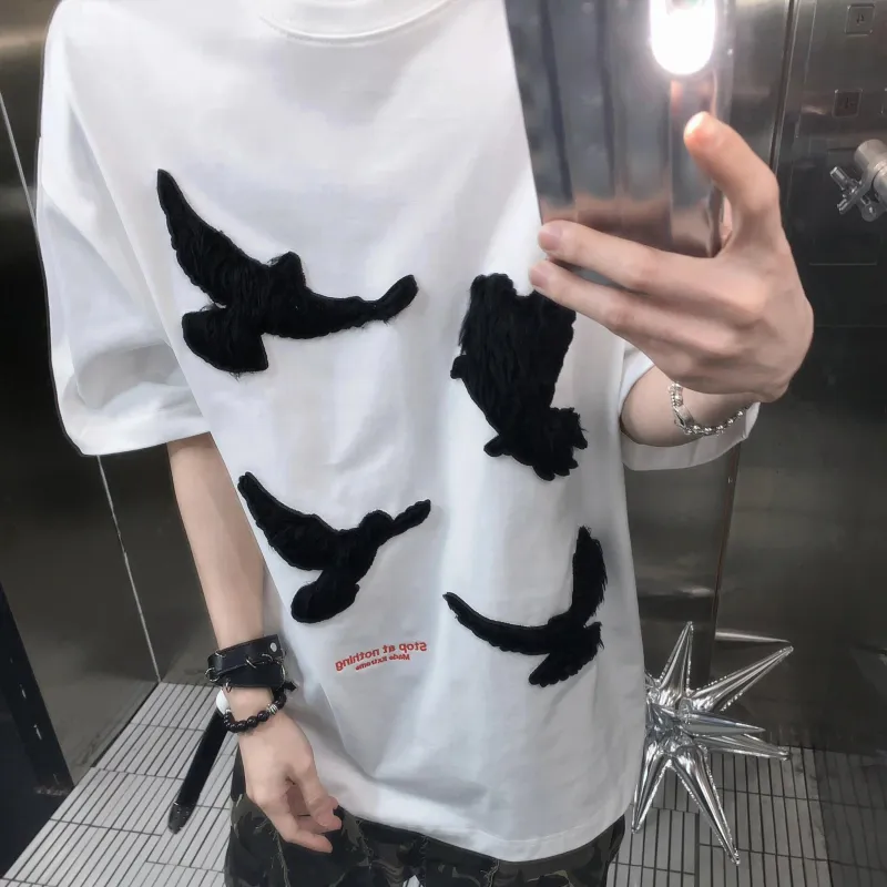PAINT STAIN Classic Minimalist Style T Shirt Unisex-42