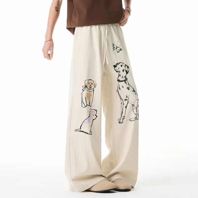 ZWWWZ Casual Pants Unisex-4