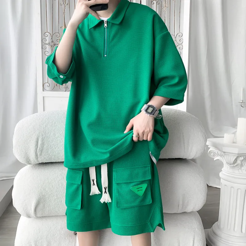 ZWWWZ Shirt Matching Set Unisex-2