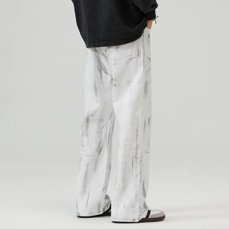 ZWWWZ Jeans Unisex White-7