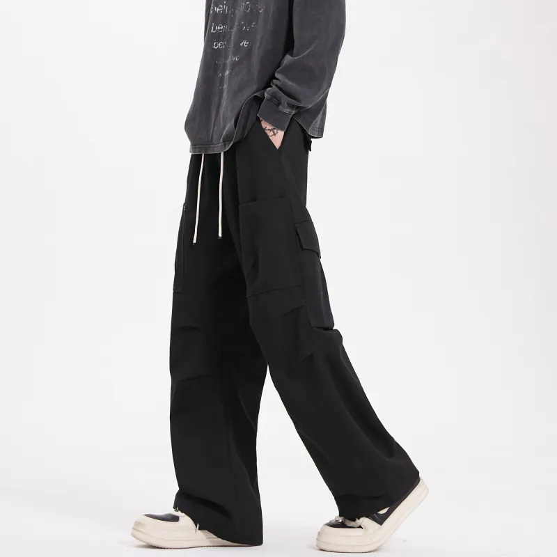 ZWWWZ Casual Pants Unisex-4