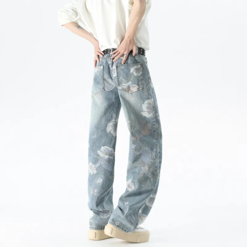ZWWWZ Jeans Unisex Light Blue-7