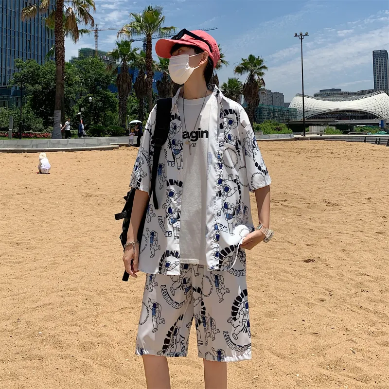 ZWWWZ Shirt Matching Set Unisex-12