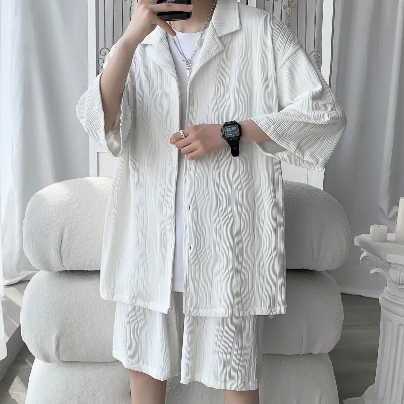 ZWWWZ Shirt Matching Set Unisex-8