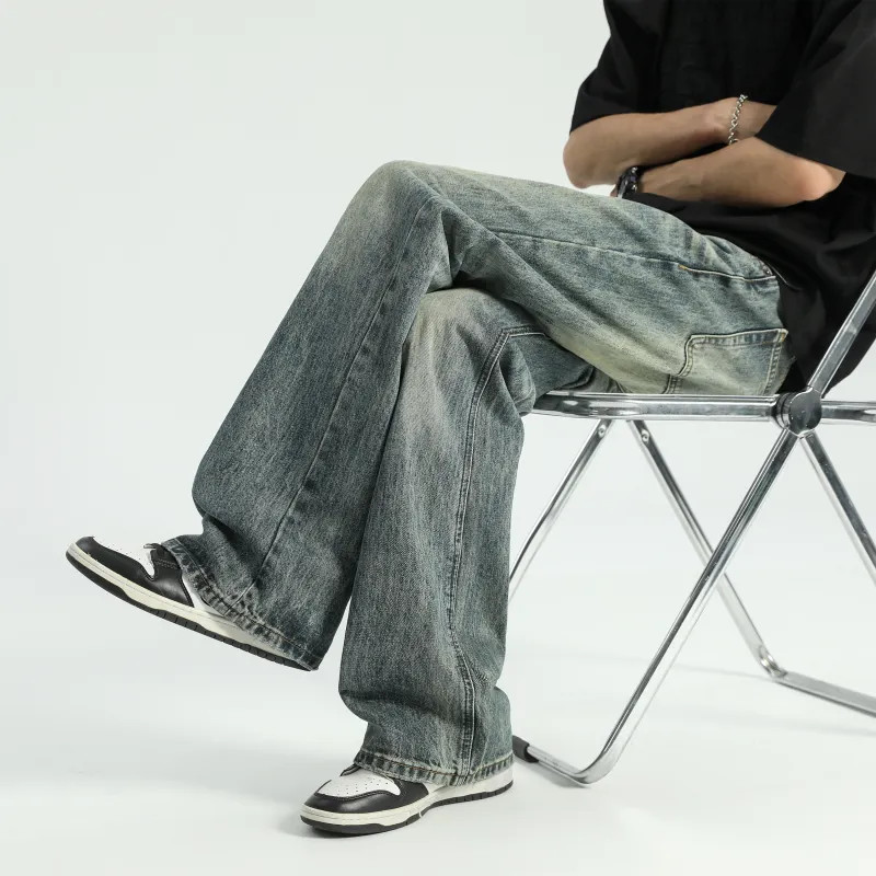 PAINT STAIN Jeans Unisex-11