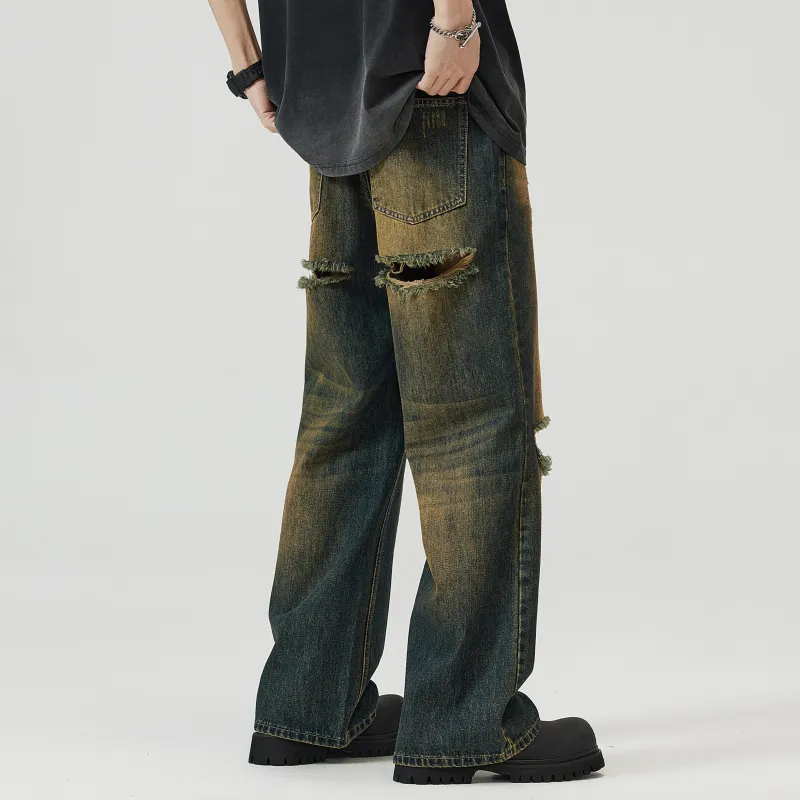 ZWWWZ Jeans Unisex Rusty Blue-6