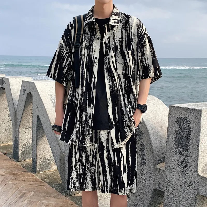 ZWWWZ Shirt Matching Set Unisex-1