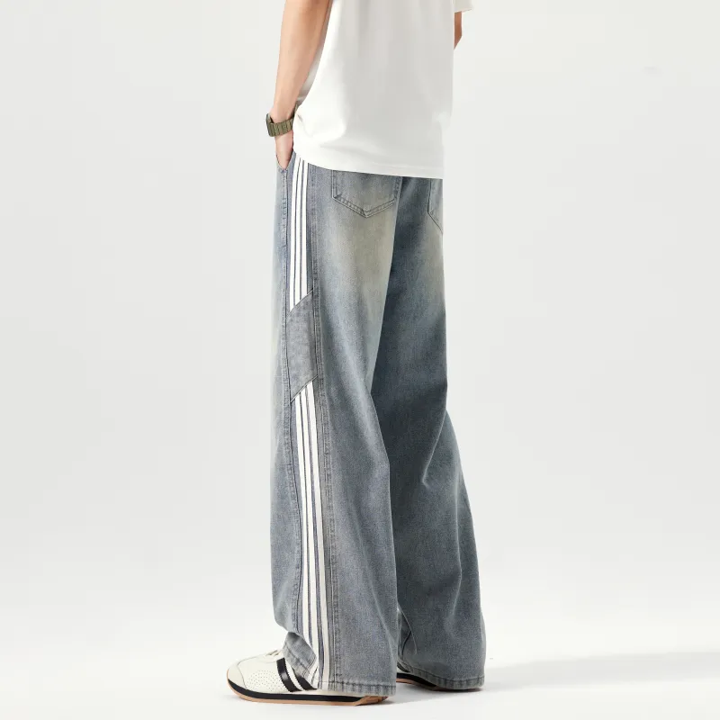 ZWWWZ Jeans Unisex Vintage Blue-5