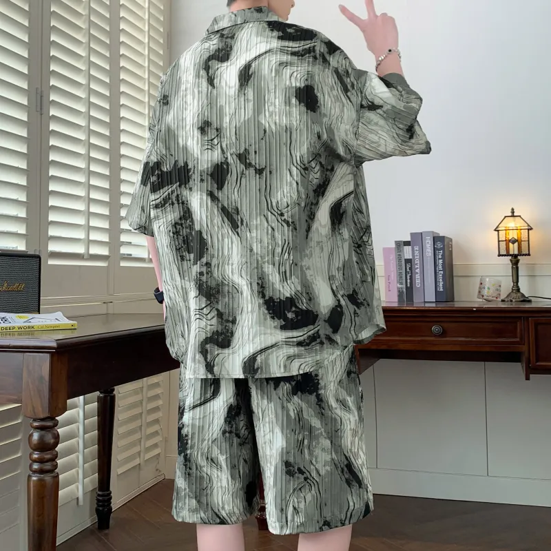 ZWWWZ Shirt Matching Set Unisex-1