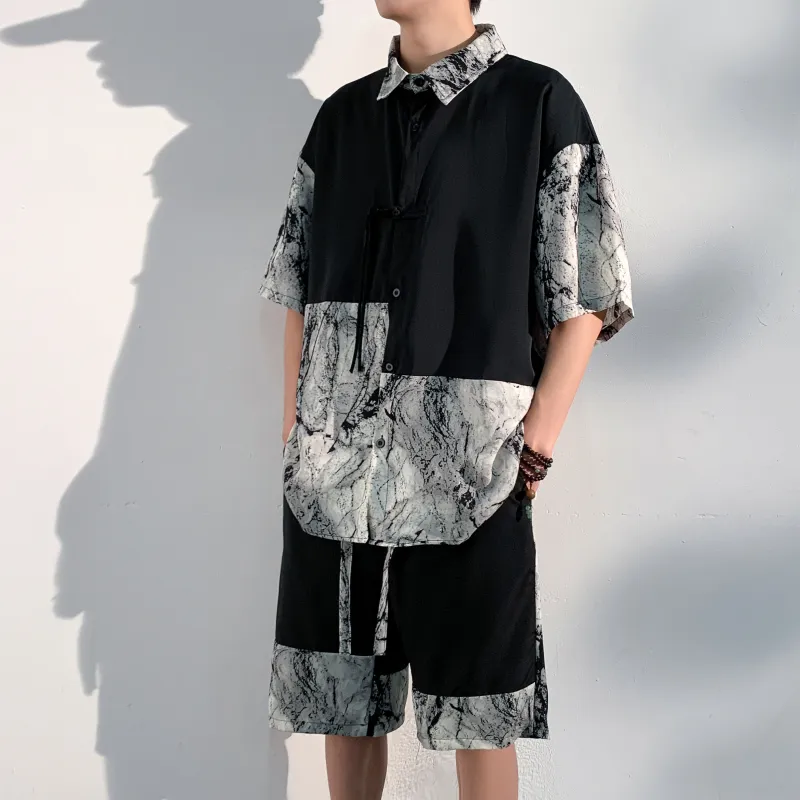 ZWWWZ Shirt Matching Set Unisex-12