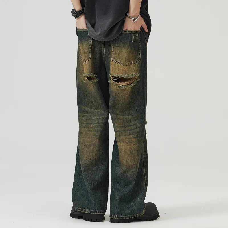 ZWWWZ Jeans Unisex Rusty Blue-5