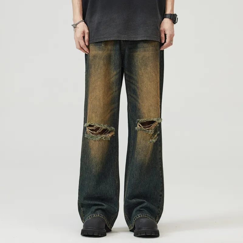 ZWWWZ Jeans Unisex Rusty Blue-2