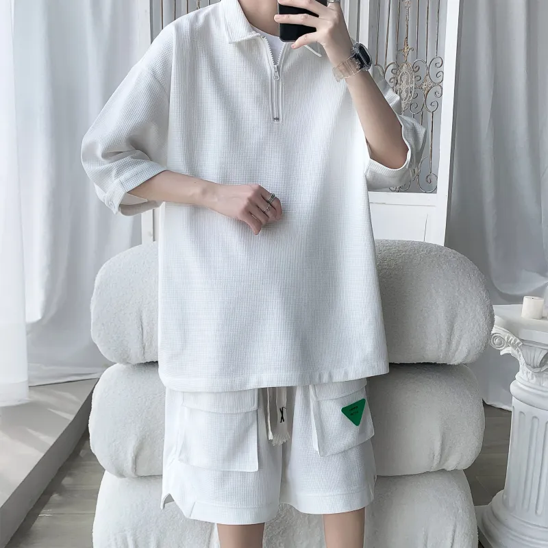 ZWWWZ Shirt Matching Set Unisex-18