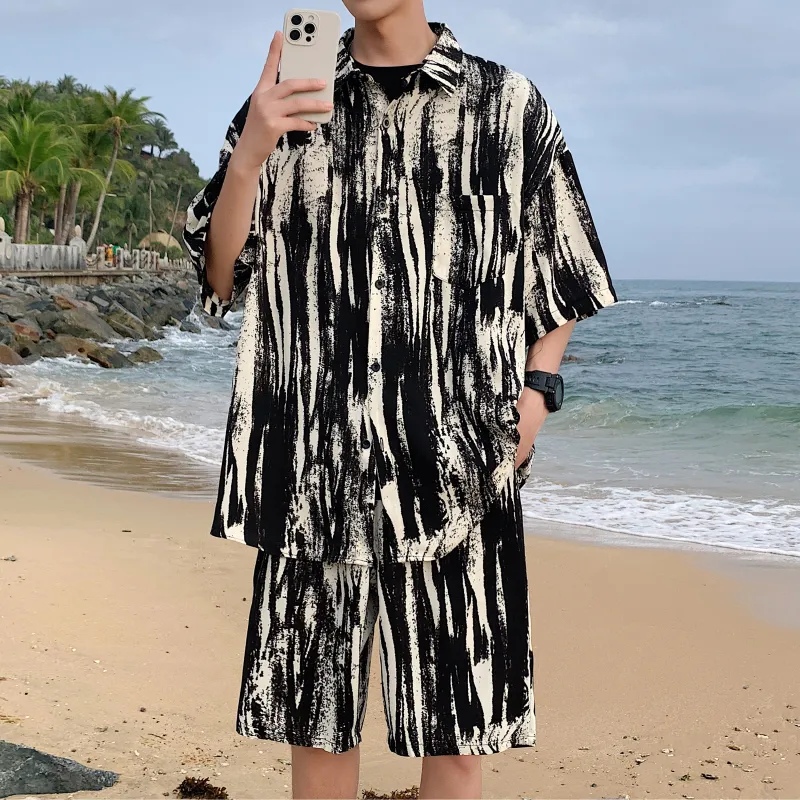 ZWWWZ Shirt Matching Set Unisex-6