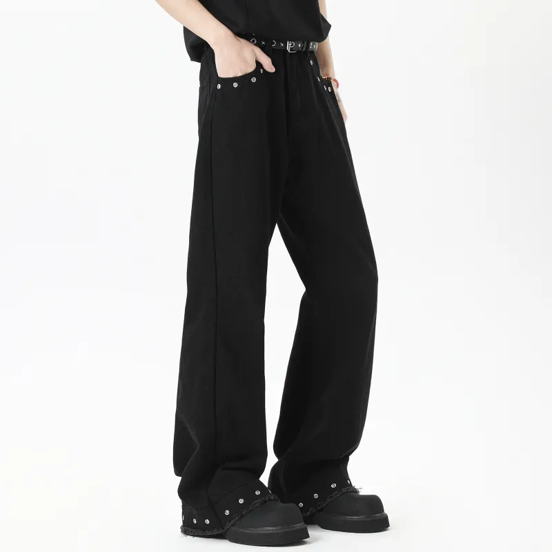 ZWWWZ Jeans Unisex Black-3