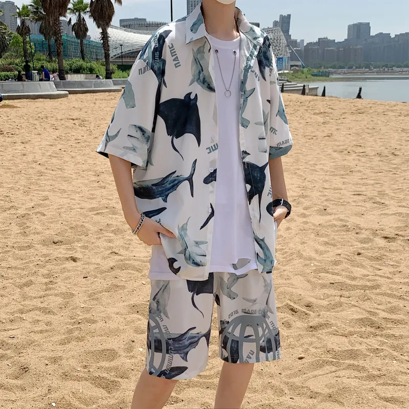 ZWWWZ Shirt Matching Set Unisex-3