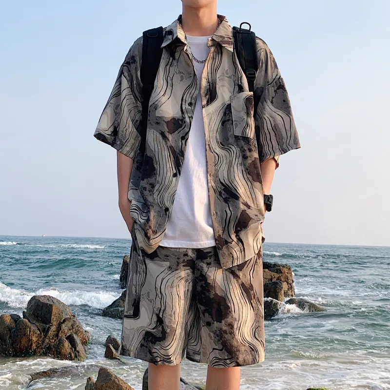 ZWWWZ Shirt Matching Set Unisex-2