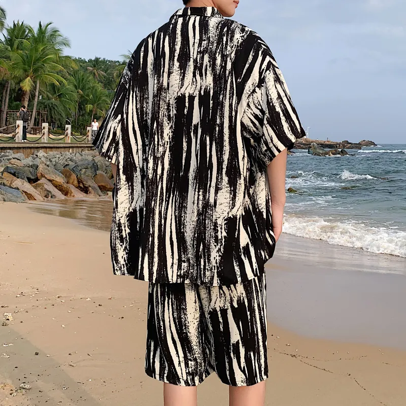 ZWWWZ Shirt Matching Set Unisex-5