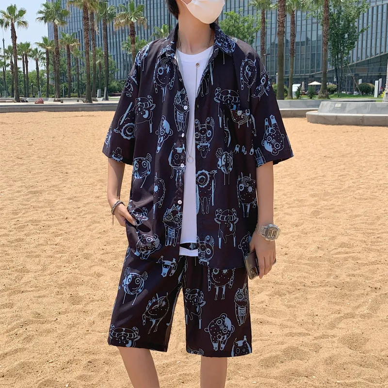 ZWWWZ Shirt Matching Set Unisex-9
