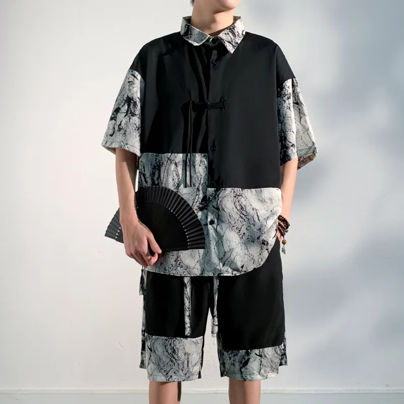 ZWWWZ Shirt Matching Set Unisex-11