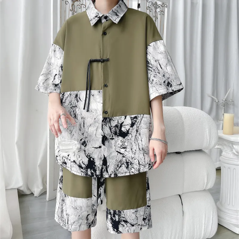 ZWWWZ Shirt Matching Set Unisex-3