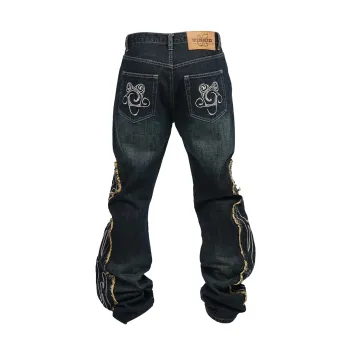 VINKID ORGANIZATION Jeans Unisex Navy Blue