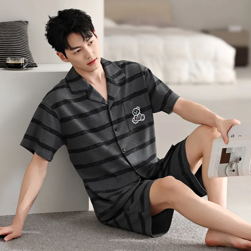 Top Melon Men Pajama Sets-1
