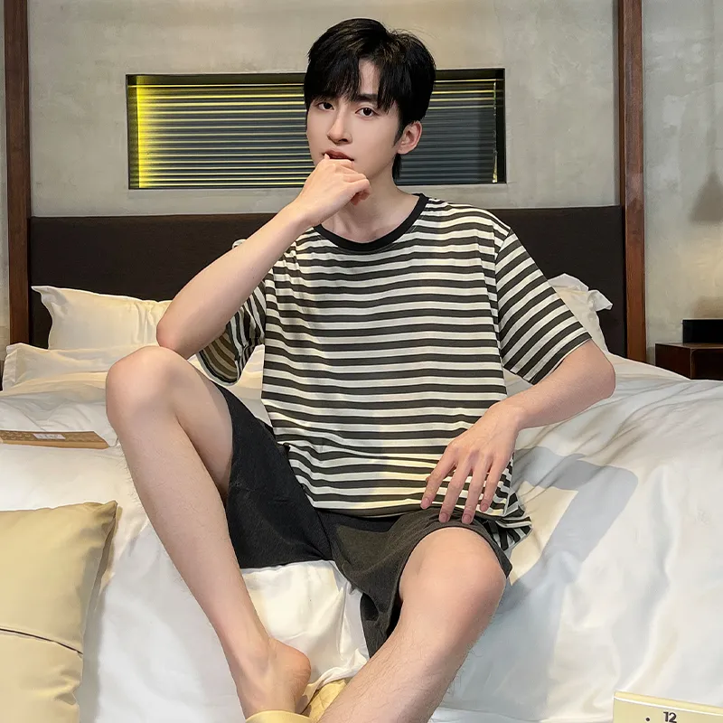 Top Melon Men Pajama Sets-4