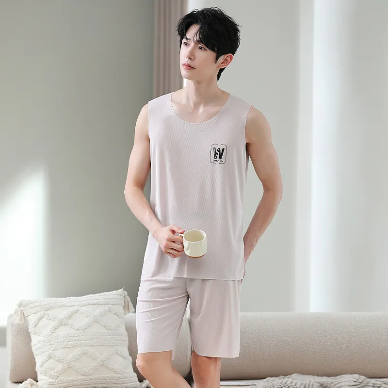 Top Melon Pajama Set Men's Image Color-2