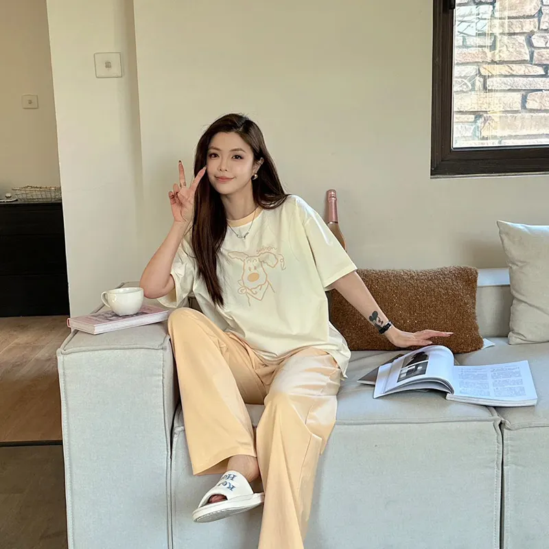 Top Melon Pajama Set Women's Image Color-7