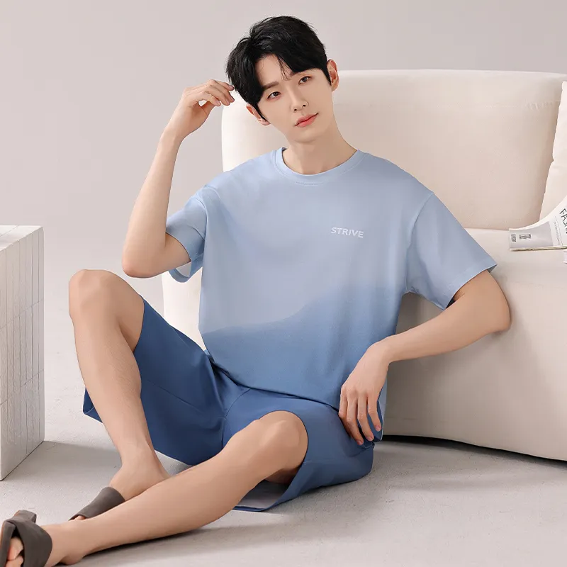 Top Melon Men Pajama Sets-5
