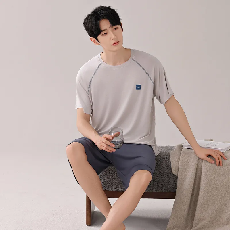 Top Melon Men Pajama Sets-4