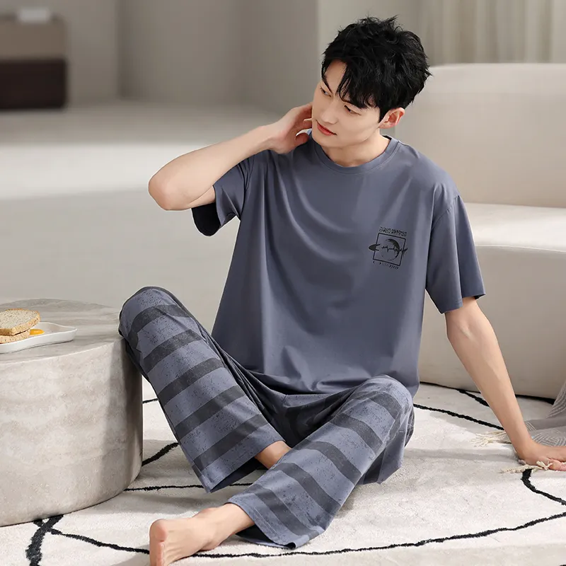 Top Melon Men Pajama Sets-3