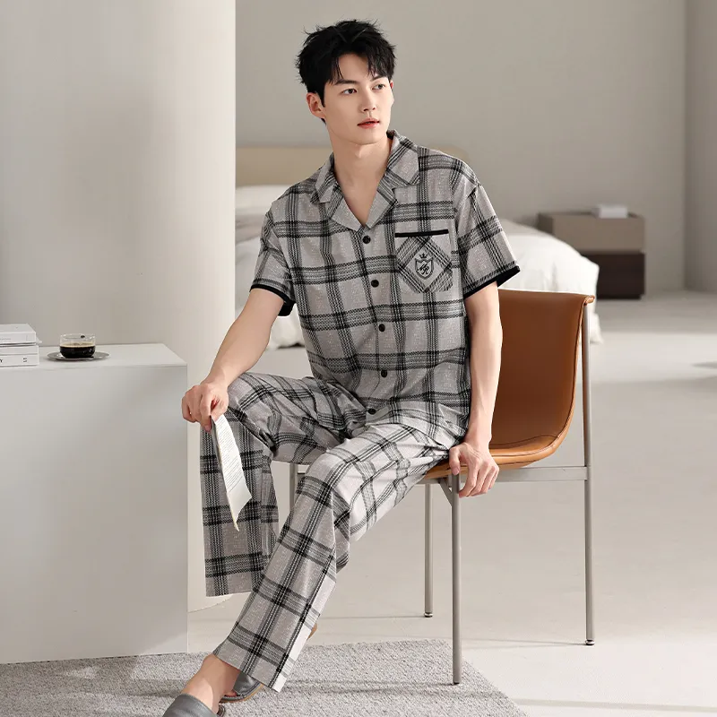 Top Melon Men Pajama Sets-4