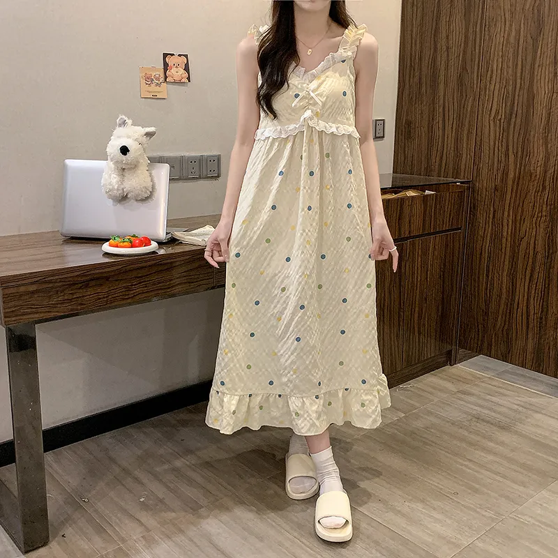 Top Melon Nightgown Women's Image Color-2