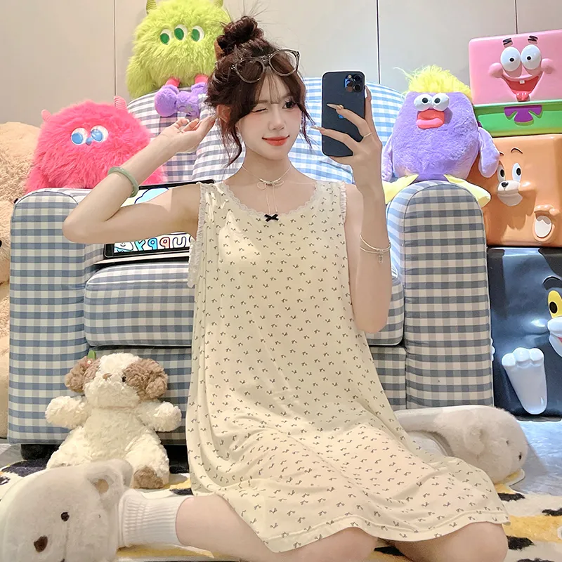 Top Melon Nightgown Women's Image Color-3