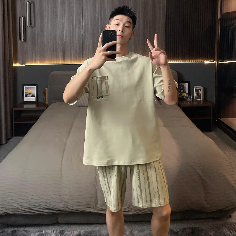 Top Melon Pajama Set Men's Image Color-2