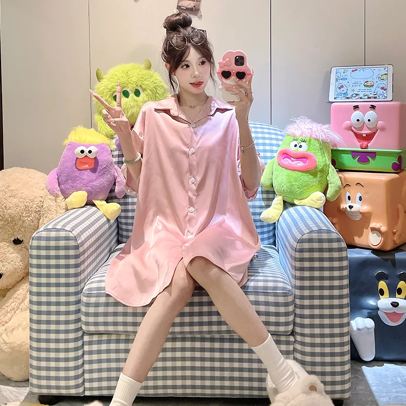 Top Melon Nightgown Women's Image Color-3
