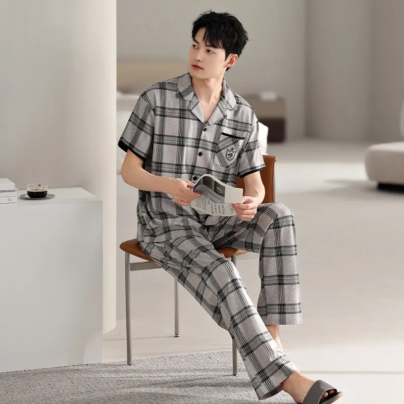 Top Melon Men Pajama Sets-5