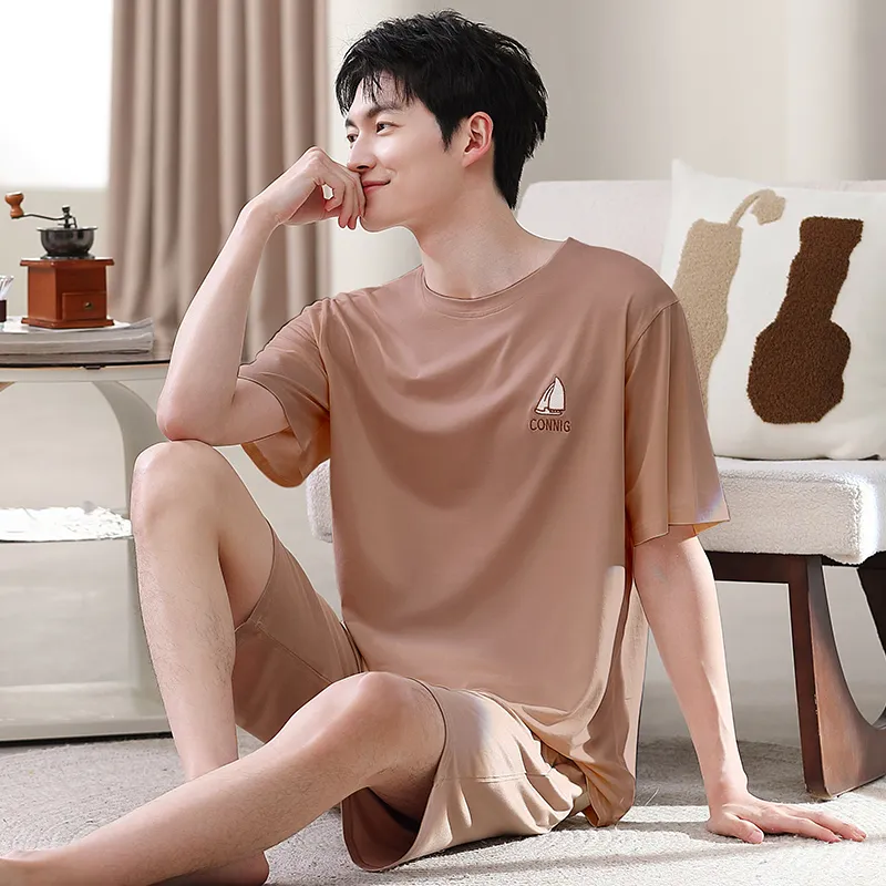 Top Melon Men Pajama Sets-7