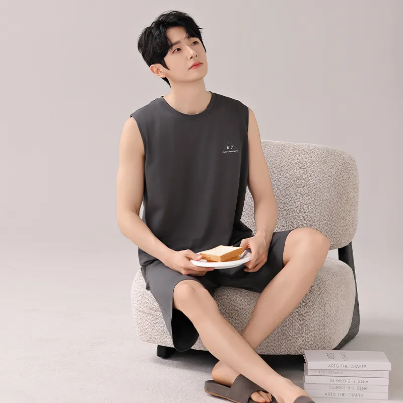 Top Melon Men Pajama Sets-7