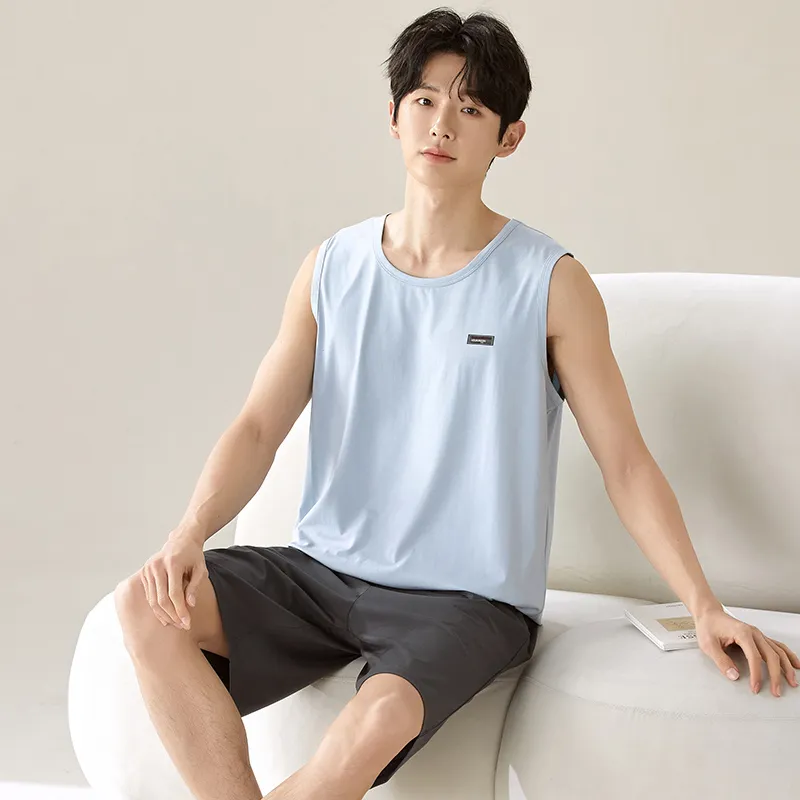 Top Melon Pajama Set Men's Image Color-3