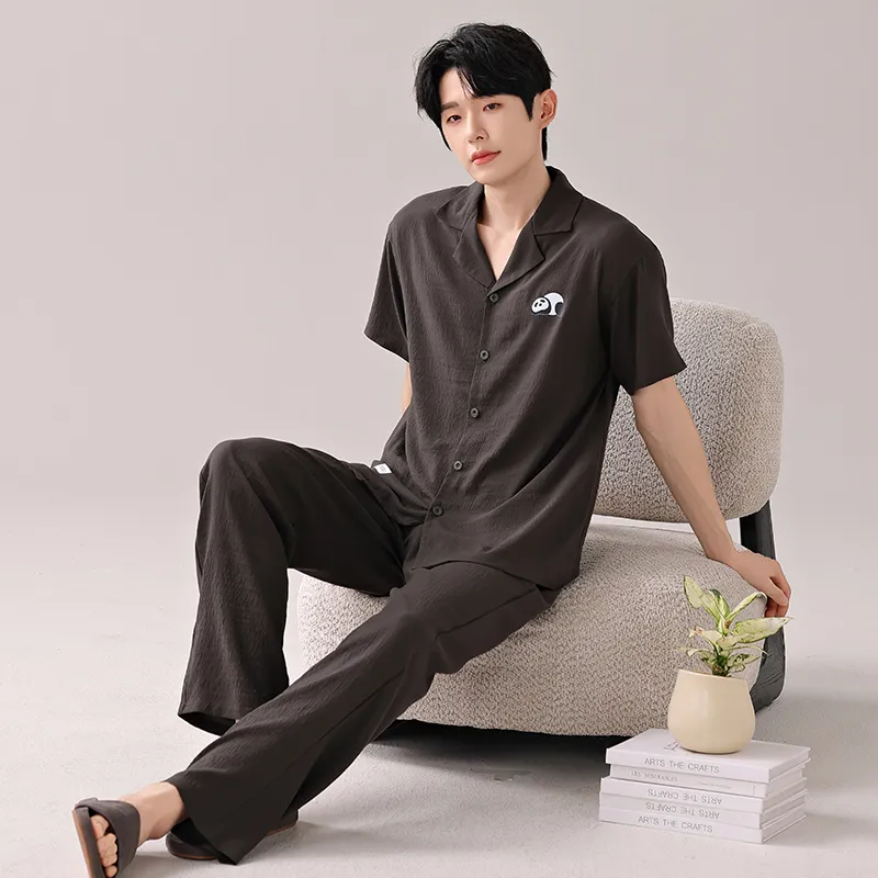 Top Melon Men Pajama Sets-4
