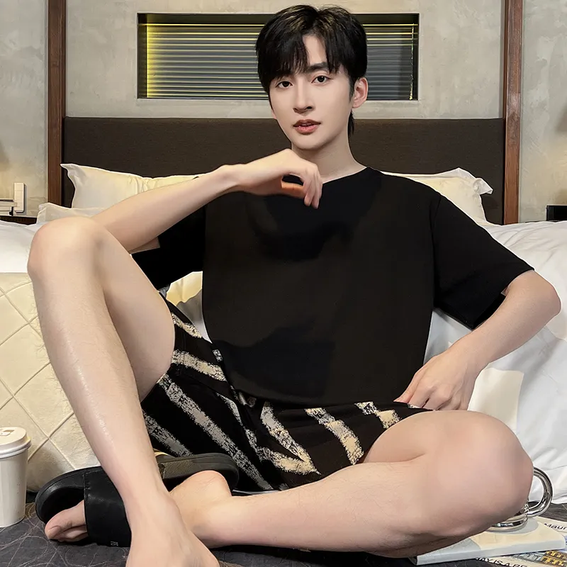 Top Melon Men Pajama Sets-4
