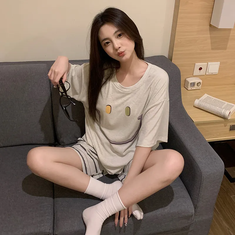 Top Melon Pajama Set Women's Image Color-4